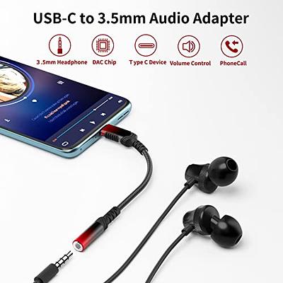 USB C to 3.5mm Audio Aux Jack Cable, USB C to 3.5mm Headphone Audio Cord  Car Stereo Aux Cable Compatible with iPhone 15/15 Pro Max, Google Pixel