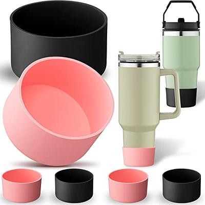 4Pcs Silicone Boot for Stanley Cup Accessories, Protector Silicone Water  Bottle Bottom Sleeve for Stanley 40 oz 30 oz Tumbler Simple Modern Tumbler  with Handle 