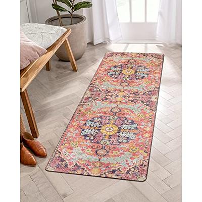  Lahome Floral Entryway Rugs Indoor - 2x3 Non-Slip