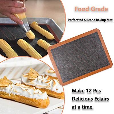 Silicone Baking Mats-Non Stick Cookie Sheet Macaron Mat Liner for Bake Pans  & Rolling,Perfect Bakeware For Bread Making Pastry Cake Brioche Pizza
