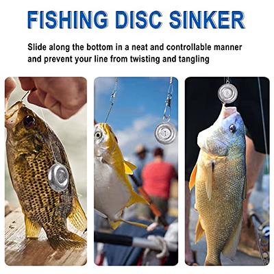 Disc Sinkers Fishing Weights Coin Fishing Sinker Weights Saltwater Surf Fishing  Weights Catfishing Gear Tackle for Drifting Trolling Bottom Fishing  Saltwater 1oz 2oz 3oz 4oz 5oz 6oz 8oz （2oz, 6pcs - Yahoo