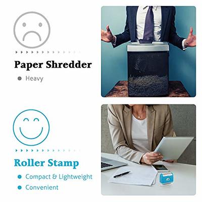 Identity Theft Protection Stamp Ink Refill - Medium - Set of 2 Double Sided  Pads 
