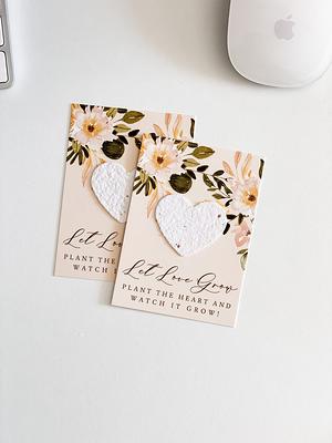 Seed Paper MINI Hearts - Plantable Flower Seed Paper