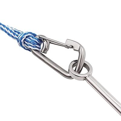 SHENGHUISS 3/8 inch (10mm) Spring Snap Hook Marine Grade 316