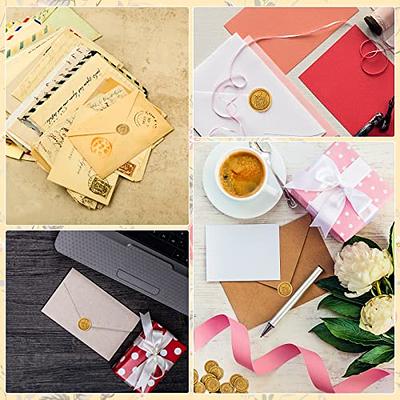 Prasacco 50 Pieces Wax Seal Stickers, Envelope Seal Stickers Vintage Wedding  Invitation Envelope Seals Self Adhesive Rose Flower Gold Stickers for  Valentine's Day Birthday Bridal Shower Party - Yahoo Shopping