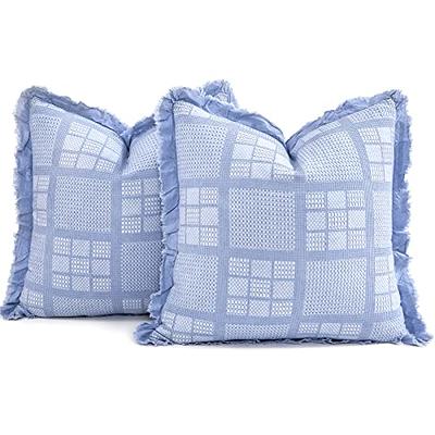 COCOPLOCEUS Boho Pillow Covers 24x24 Set of 2 Throw Pillow Covers