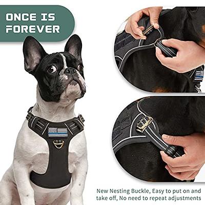 BUMBIN Tactical Dog Harness for Medium Dogs No Pull, Famous TIK