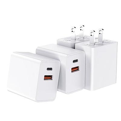 iPhone 15 USB Charger Block Fast Charging,20W PD Type C Charger USBC Power  Adapter Brick Cube Fast Charging Box Compatible iPhone 15Pro Max