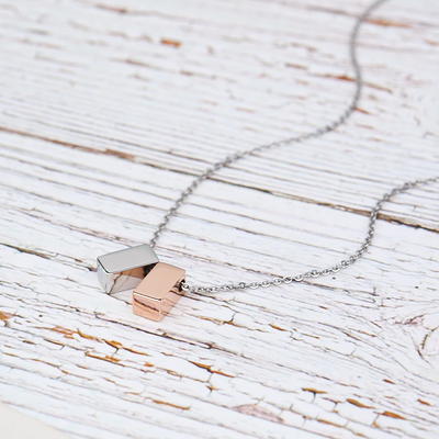 Anavia To My Girlfriend Necklace Gift, Card Gift for GF