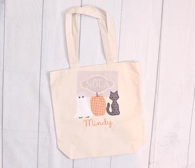 Happy Halloween Personalized Canvas Tote Bag, Trick Or Treat Bags, Custom -  Yahoo Shopping