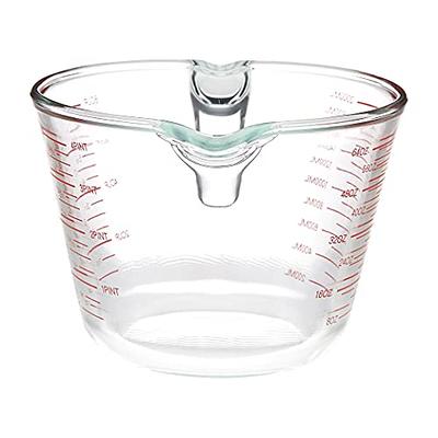 WebstaurantStore 1 Pint (2 Cups) Clear Plastic Measuring Cup