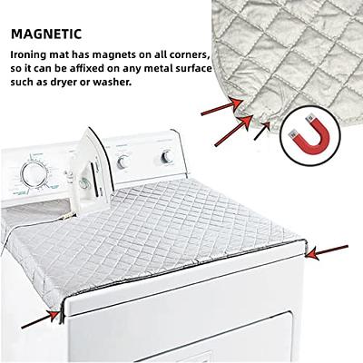 Ironing Pad Ironing Mat,Upgraded Anti-Slip Ironing Blanket with Silicone  Iron Rest, Thick Cotton Padded Not Foam, Heat Resistant Iron Pad for Table