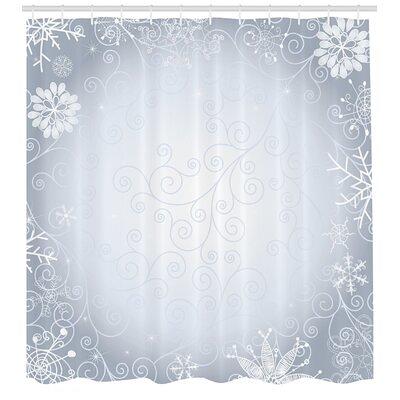 Shower Curtain Set + Hooks East Urban Home Size: 84 H x 69 W