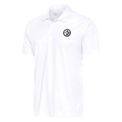 Pittsburgh Steelers Men's White Polo Shirt, Pittsburgh Steelers