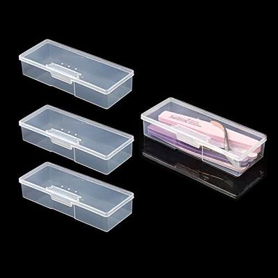 15 Pcs Press on Nail Storage Box with 30 Pcs Adhesive Double Sided Tape  Artificial Nail