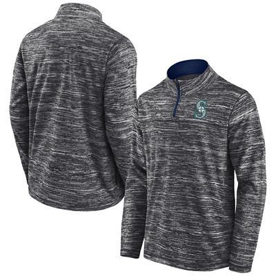 Seattle Mariners Cutter & Buck Big & Tall Traverse Camo Print Stretch  Quarter-Zip Pullover Top - Charcoal