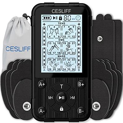 Belifu 4 Independent Channel TENS EMS Unit, 24 Modes,30 Level