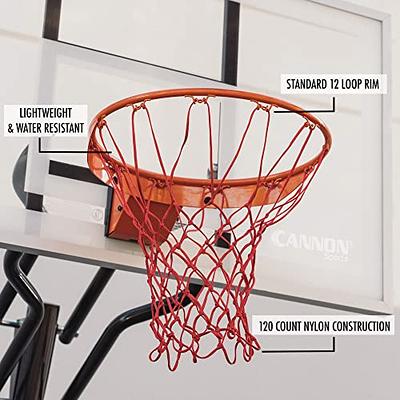 Heavy Duty Basketball Net Replacement - All Weather Anti Whip, Fits  Standard Indoor or Outdoor Rims - 12 Loops