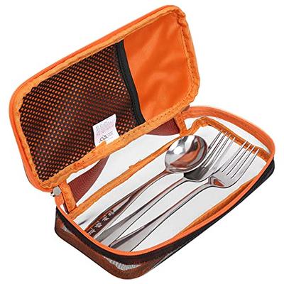 Camping Silverware Kit Cutlery Organizer Mess Kit Utensil Picnic Set Travel  Case