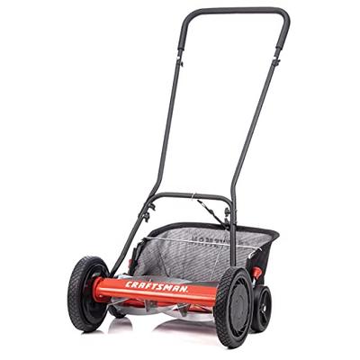 Craftsman 1816-16CR 16-Inch 5-Blade Push Reel Lawn Mower with Grass Catcher,  Red - Yahoo Shopping