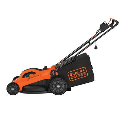 BLACK+DECKER 3-in-1 String Trimmer/Edger & Lawn Mower, 6.5-Amp, 12-Inch,  Corded (MTE912) (Power cord not included), Black/Red