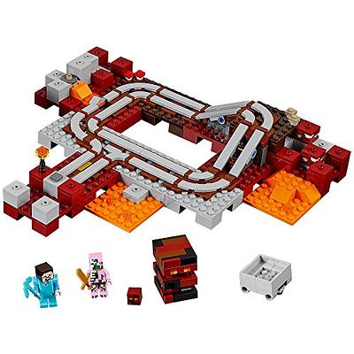 LEGO Minecraft The Nether Railway 21130 - Yahoo Shopping