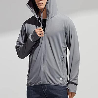 Kaniem Mens Casual Zipper Hoodies Patchwork Jacket Fall Full Zip  Sweatshirts Loose Zip-Front Drawstring Hooded Sweatshirt, Grey, M - Yahoo  Shopping
