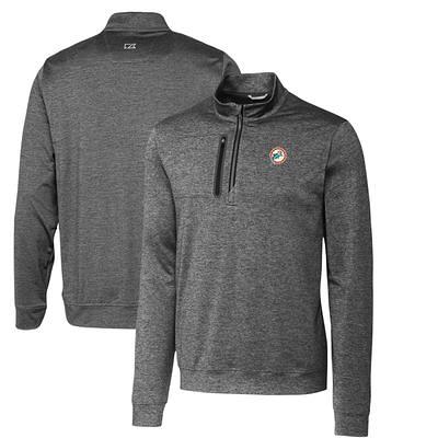 Men's Miami Dolphins Nike Gray Sideline Coach Short Sleeve Hoodie  Quarter-Zip Jacket in 2023