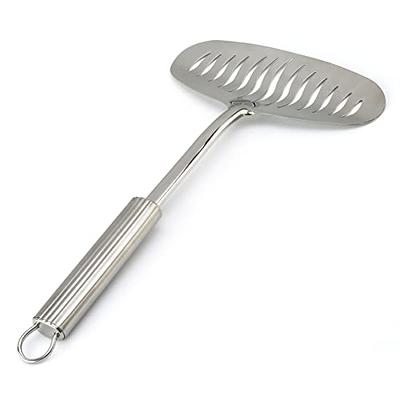 Bafnsiji Stainless Steel Slotted Spatula, Fish Spatula, Wide Pancake Fish  Slotted Spatulas, Stainless Steel Fish Turner, Metal Slotted Spatula Turner  for Pancakes, Eggs and Grilling - Yahoo Shopping