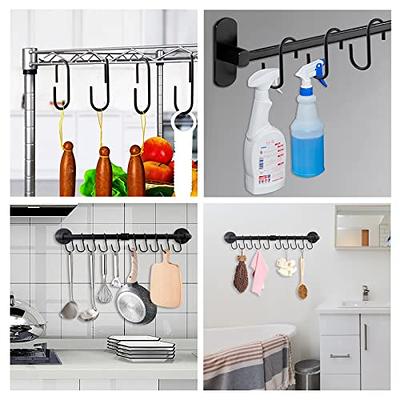 Purse Hanger for Closet, S Hooks for Hanging Twisted Purse Hooks Heavy Duty  S Hooks Handbag Hanger Organizer Space Saving Closet Rod Hooks for