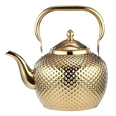 Wolfgang Puck Stainless Steel Petite Kettle and Tea Pot with Infuser