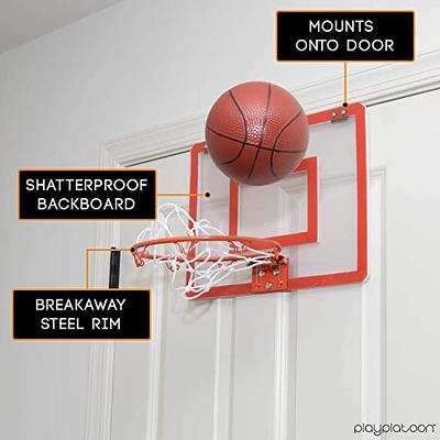  Over-The-Door Basketball Hoop with Basketball & Pump