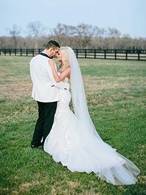 Wedding Veil Long, Tulle Bride Veils, Tulle Bridal Veil, Voile Marriage