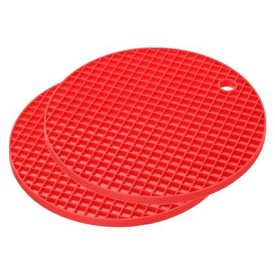 Rectangle Heat Resistant Mat Silicone Non-slip Kitchen Trivet Pot Pan  Holder Pad