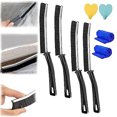 Crevice Cleaning Brush,3 Pack Upgraded Hard Bristle Crevice Gap Cleaning  Brush,Crevice Cleaning Tool,Small Crevice Brush for Kitchen Bathroom Tiles