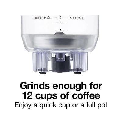 Proctor Silex Sound Shield Electric Coffee Grinder for Quiet Grinding,  Stainless Steel Blades, Beans, Spices and More, 12 Cups, Black (80402) -  Yahoo Shopping