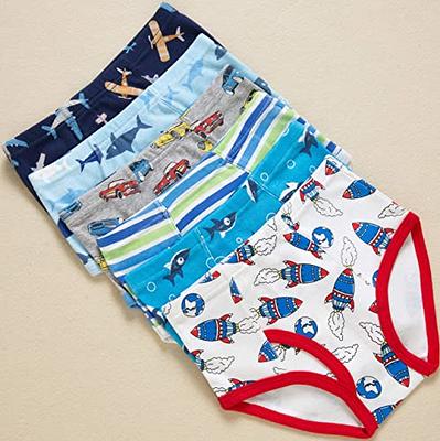 Slenily Baby Boys Trucks Underwear Briefs Christmas Soft Cotton Panties 6  Pack Toddler Kids Airplane Cars Undies Size 3T - Yahoo Shopping