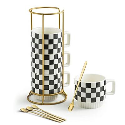 White Stackable Coffee Cups