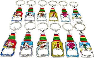 Set of 12 Los Angeles Bottle Souvenir Keychain, I Heart LA Keychain, I  Heart Los Angeles Keychain, I Love LA Bulk Souvenir Keychain