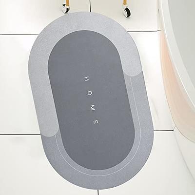 Super Absorbent Bath Mat Quick Drying Bathroom Rug Non-slip Entrance  Doormat Nappa Skin Floor Mats Toilet Carpet Home