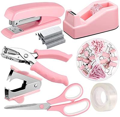 LD Clear Mini Office Supply Kit Portable Case with Scissors, Paper