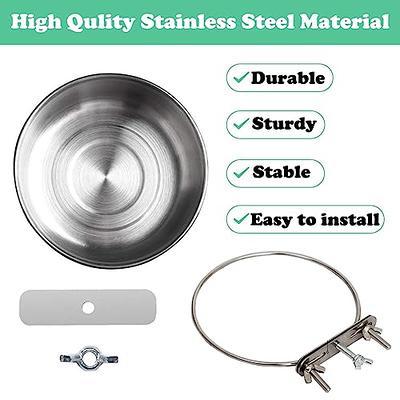 6 Pack Stainless Steel Dog Bowls, Metal Dog Water Bowls, 6.9 Basic Pet  Food Bowl for Large Medium Small Dog, 30oz No Spill Replacement Bowl for