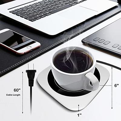 Smart Mug Warmer for Desk, Electric Coffee Mug Heater for Home Office,  Heating Plate for Chocolate Tea Milk & Candle (No Cup, White) – ENIGMA -  Yahoo Shopping