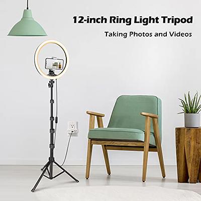 ATUMTEK 12 Selfie Ring Light with 63 Extendable Tripod Stand, Selfie  Light with Phone Holder and Bluetooth Remote, Dimmable LED Ring Light for  Streaming, TikTok, Zoom, Vlogging, , etc - Yahoo Shopping
