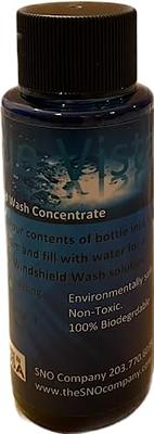 Concentrate windshield washer fluid makes 128 gallons