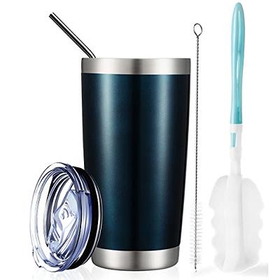 Double Wall Travel Mug with Clear Lid - Mak Shop