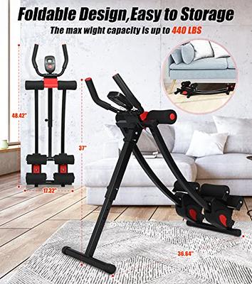 Fitlaya Fitness ab Machine, ab Workout Equipment for Home Gym, Height  Adjustable ab Trainer, Foldable Fitness Equipment.