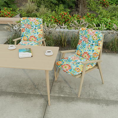 Mainstays Textured Chair Cushion, Red Sedona, 1-Piece, 15.5 L x
