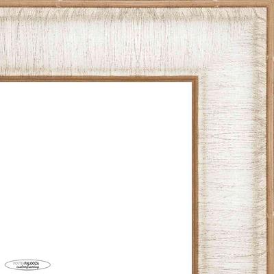 16x24 Contemporary Antique Silver Complete Wood Picture Frame with