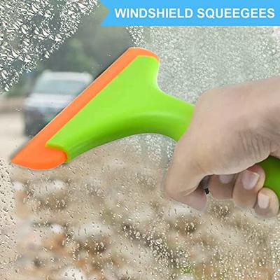 REEVAA Silicone Squeegee for Window, [Super Flexible] Small Squeegee for  Window Cleaning/Water Blade/Shower Squeegee/Car Windshield/Window/Mirror/ Glass Door, Green -2PCS - Yahoo Shopping